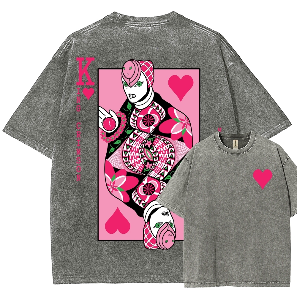 Jojo's Bizarre Adventure Unisex Fit Washed T-Shirt 2512018210