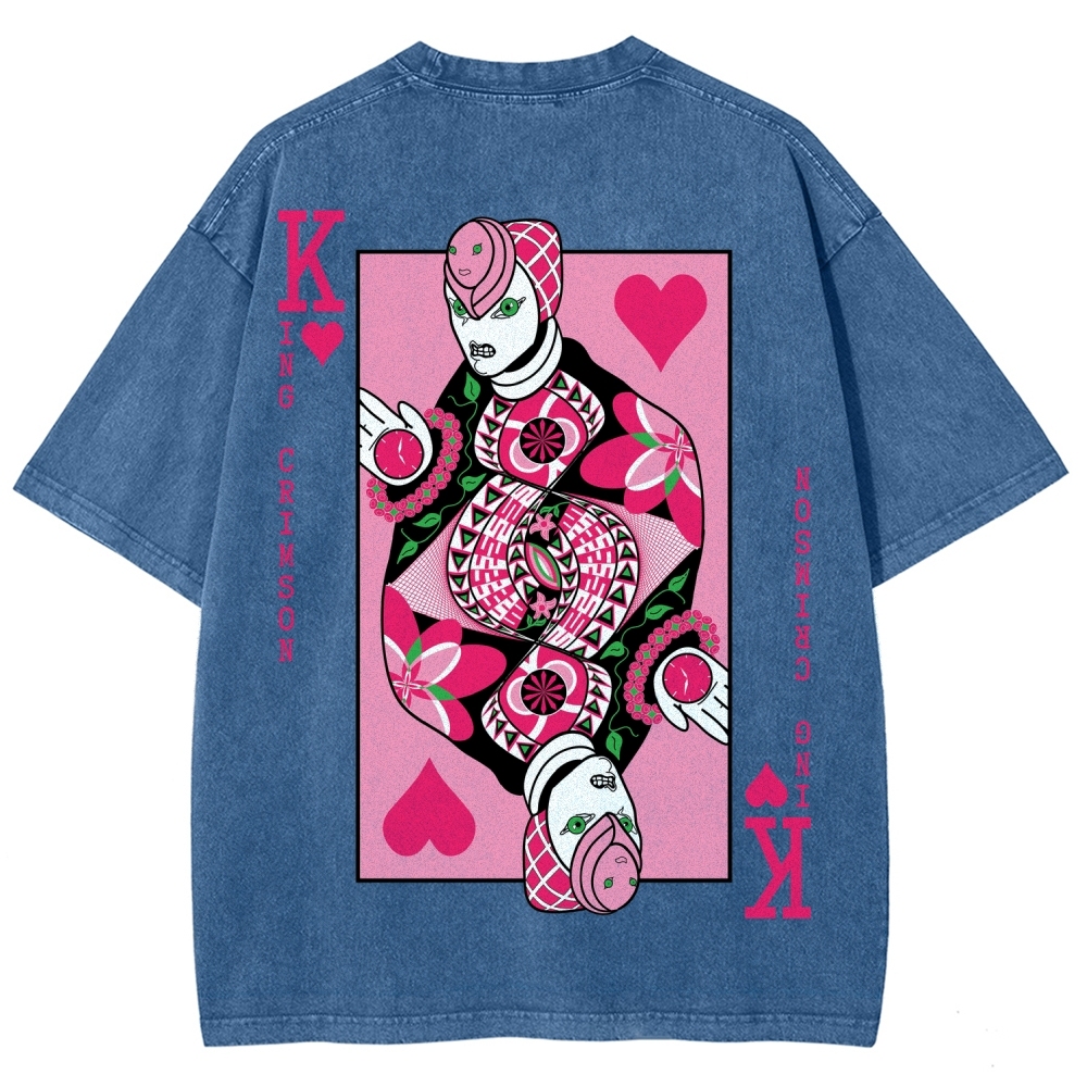 Jojo's Bizarre Adventure Unisex Fit Washed T-Shirt 2512018210