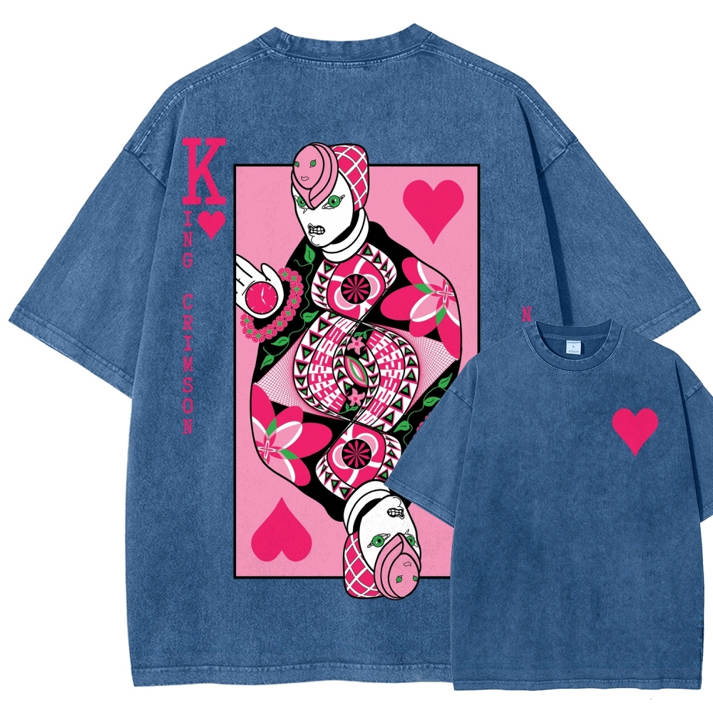 Jojo's Bizarre Adventure Unisex Fit Washed T-Shirt 2512018210