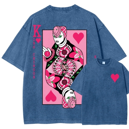 Jojo's Bizarre Adventure Unisex Fit Washed T-Shirt 2512018210