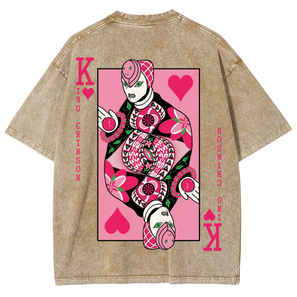 Jojo's Bizarre Adventure Unisex Fit Washed T-Shirt 2512018210