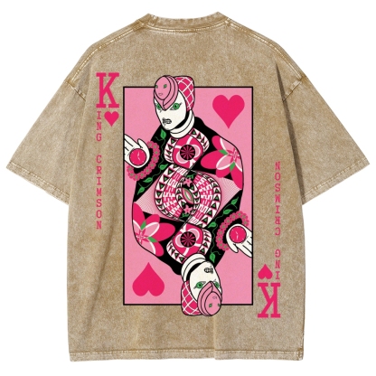 Jojo's Bizarre Adventure Unisex Fit Washed T-Shirt 2512018210