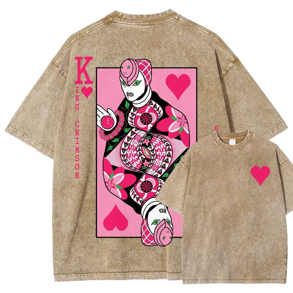 Jojo's Bizarre Adventure Unisex Fit Washed T-Shirt 2512018210