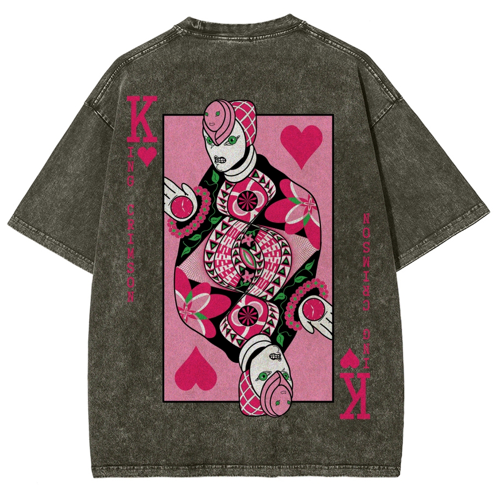 Jojo's Bizarre Adventure Unisex Fit Washed T-Shirt 2512018210