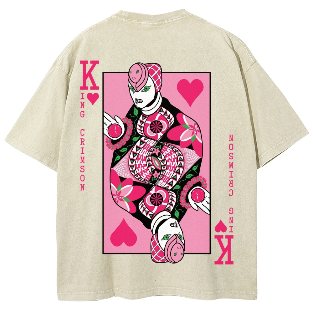 Jojo's Bizarre Adventure Unisex Fit Washed T-Shirt 2512018210