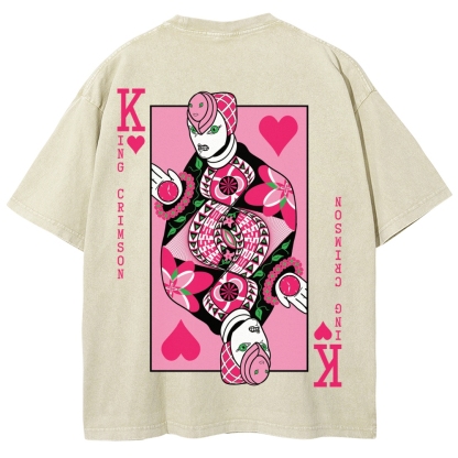 Jojo's Bizarre Adventure Unisex Fit Washed T-Shirt 2512018210