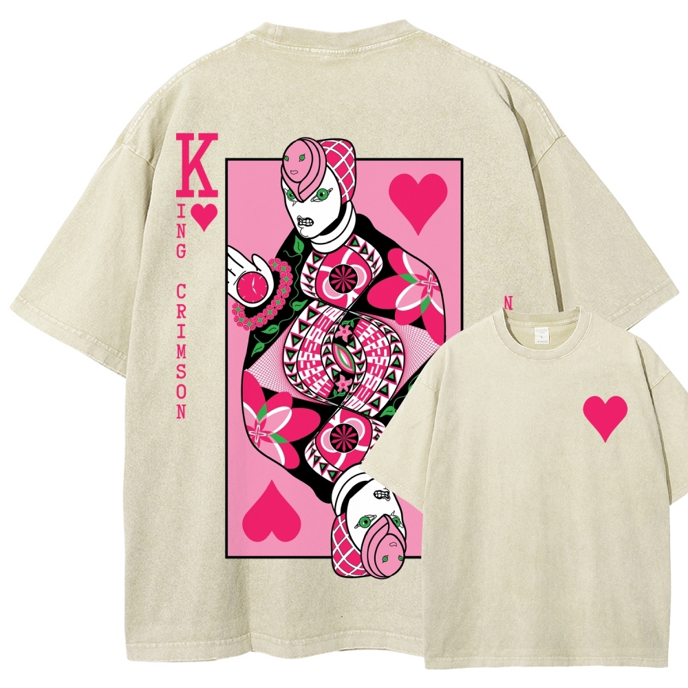 Jojo's Bizarre Adventure Unisex Fit Washed T-Shirt 2512018210