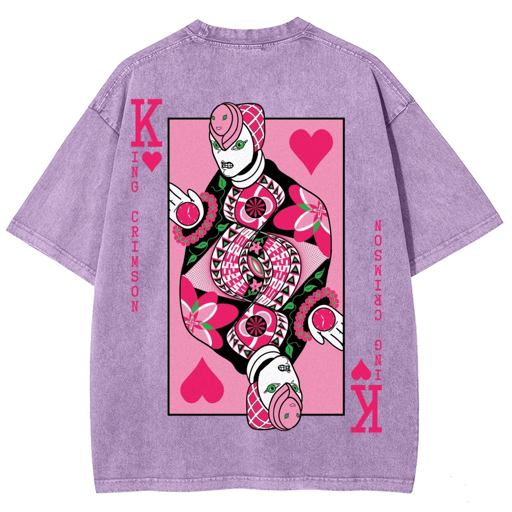 Jojo's Bizarre Adventure Unisex Fit Washed T-Shirt 2512018210