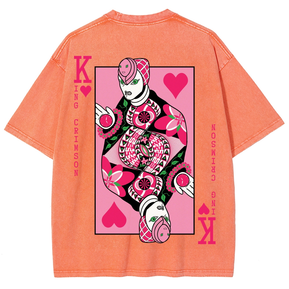 Jojo's Bizarre Adventure Unisex Fit Washed T-Shirt 2512018210