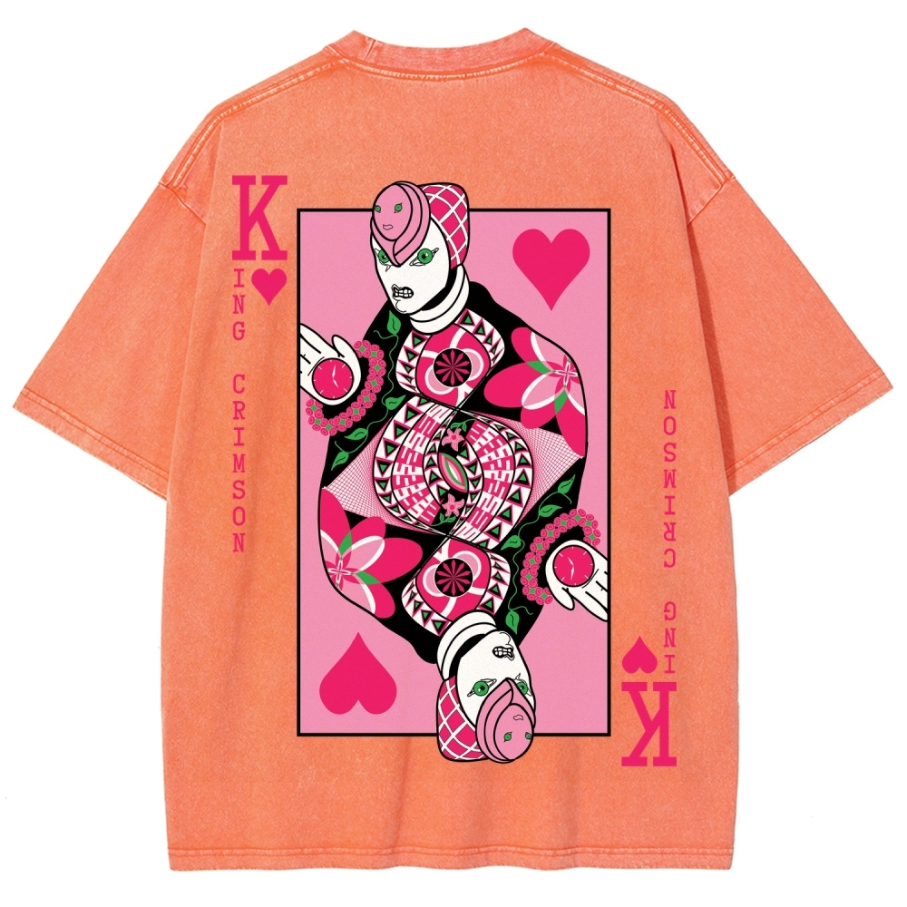 Jojo's Bizarre Adventure Unisex Fit Washed T-Shirt 2512018210