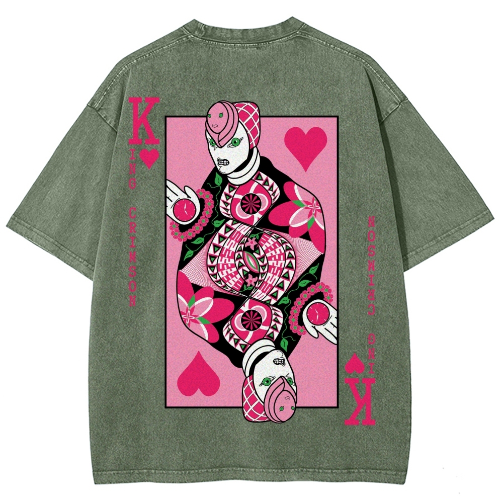 Jojo's Bizarre Adventure Unisex Fit Washed T-Shirt 2512018210