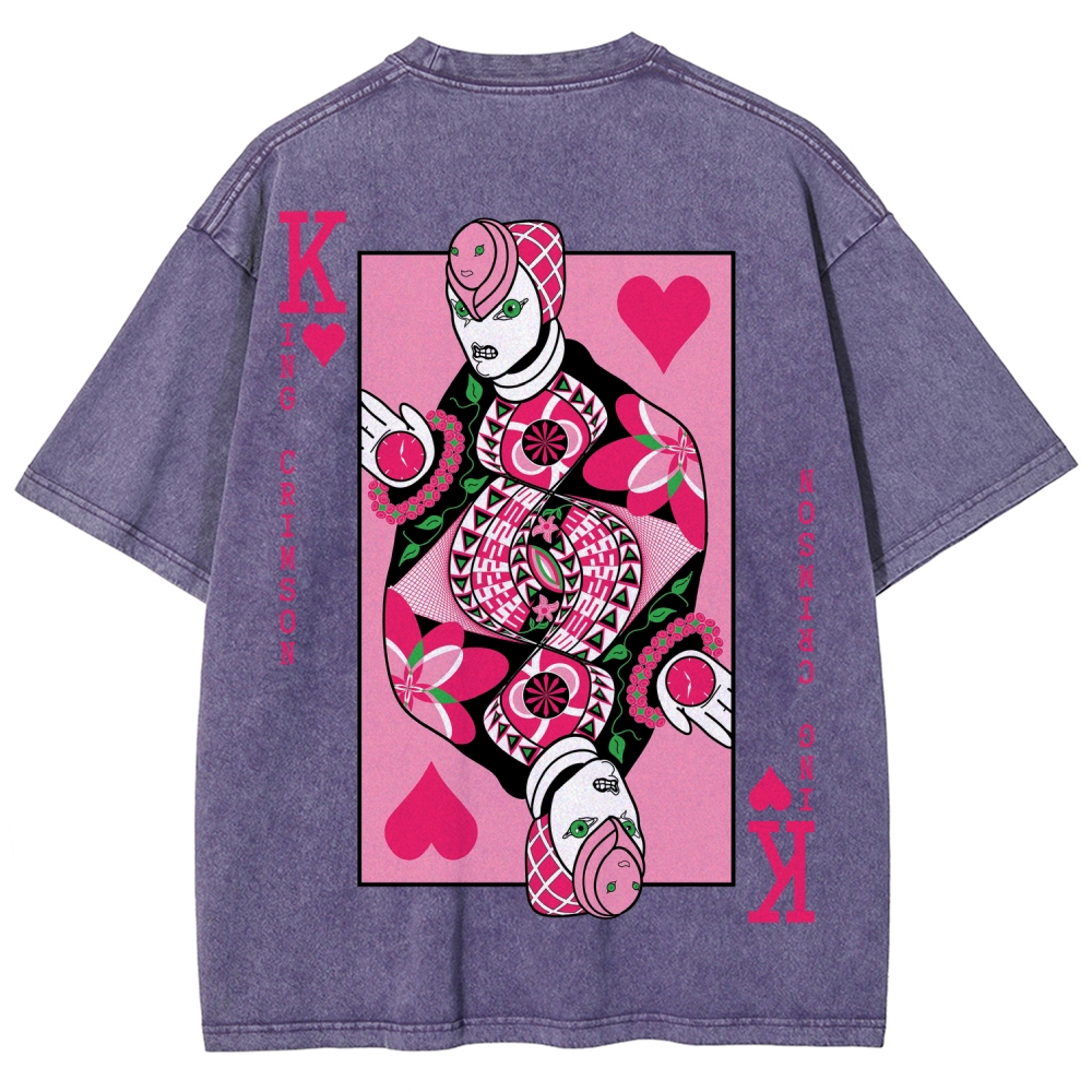 Jojo's Bizarre Adventure Unisex Fit Washed T-Shirt 2512018210