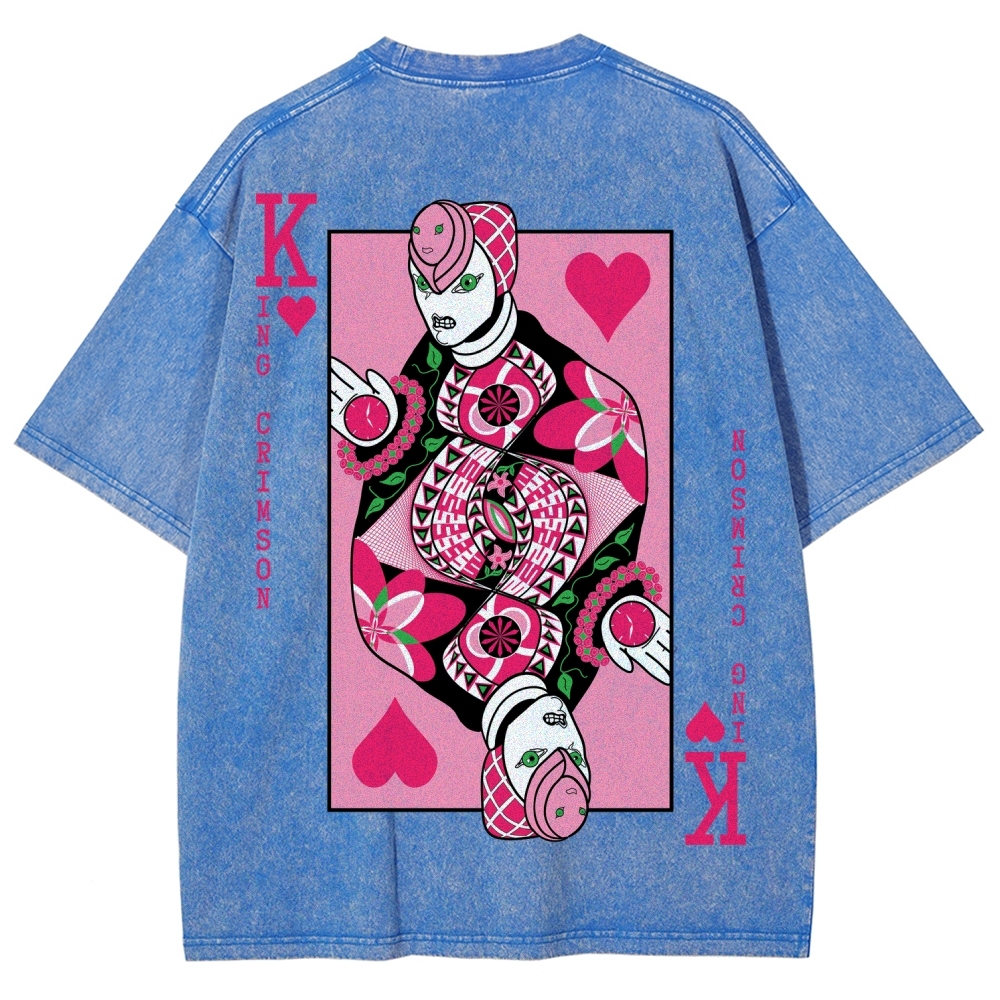 Jojo's Bizarre Adventure Unisex Fit Washed T-Shirt 2512018210