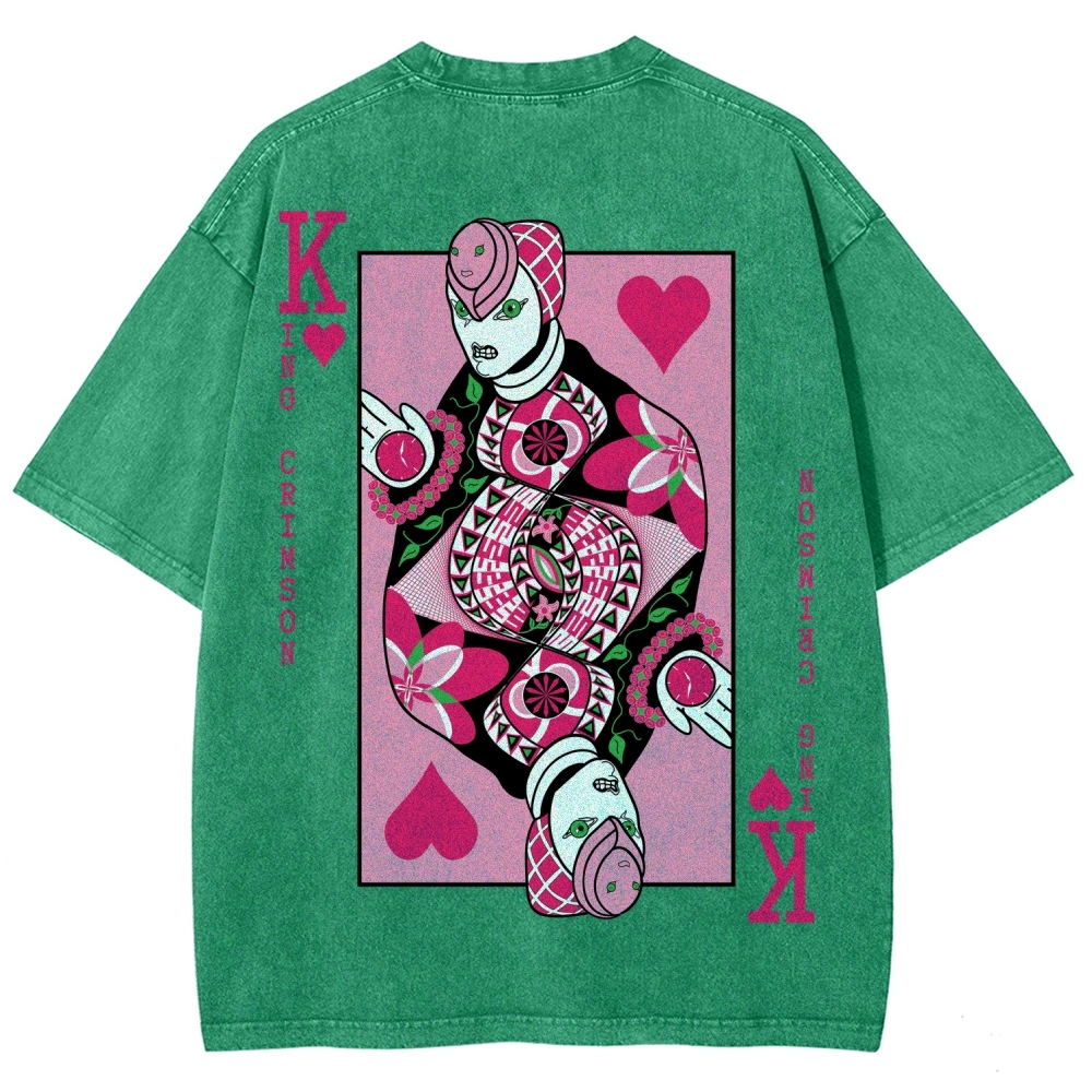 Jojo's Bizarre Adventure Unisex Fit Washed T-Shirt 2512018210