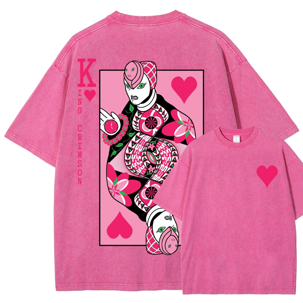 Jojo's Bizarre Adventure Unisex Fit Washed T-Shirt 2512018210