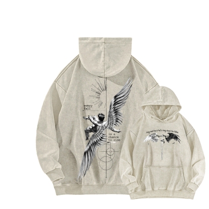 ICARUS Unisex Washed Hoodie 2601001885