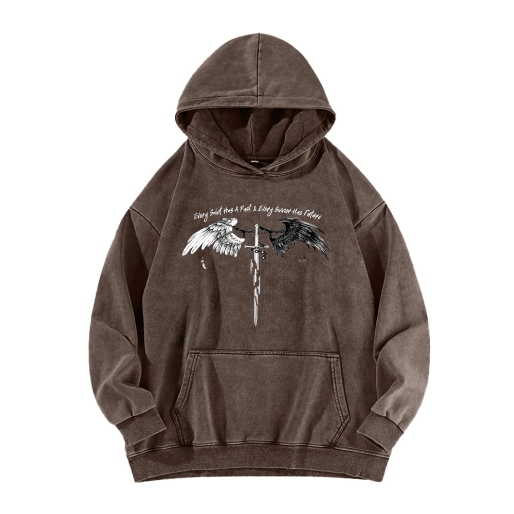 ICARUS Unisex Washed Hoodie 2601001885