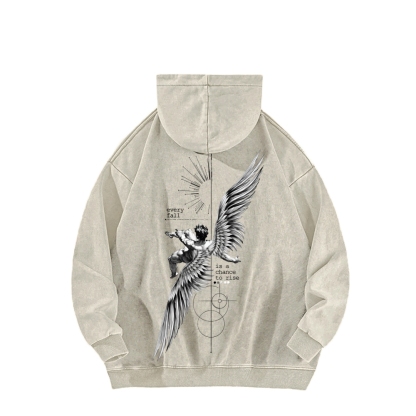 ICARUS Unisex Washed Hoodie 2601001885