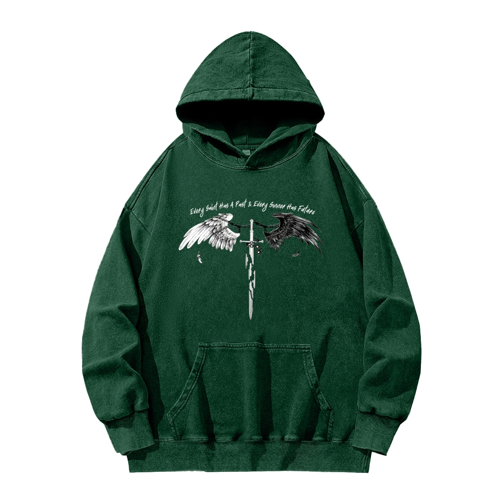 ICARUS Unisex Washed Hoodie 2601001885