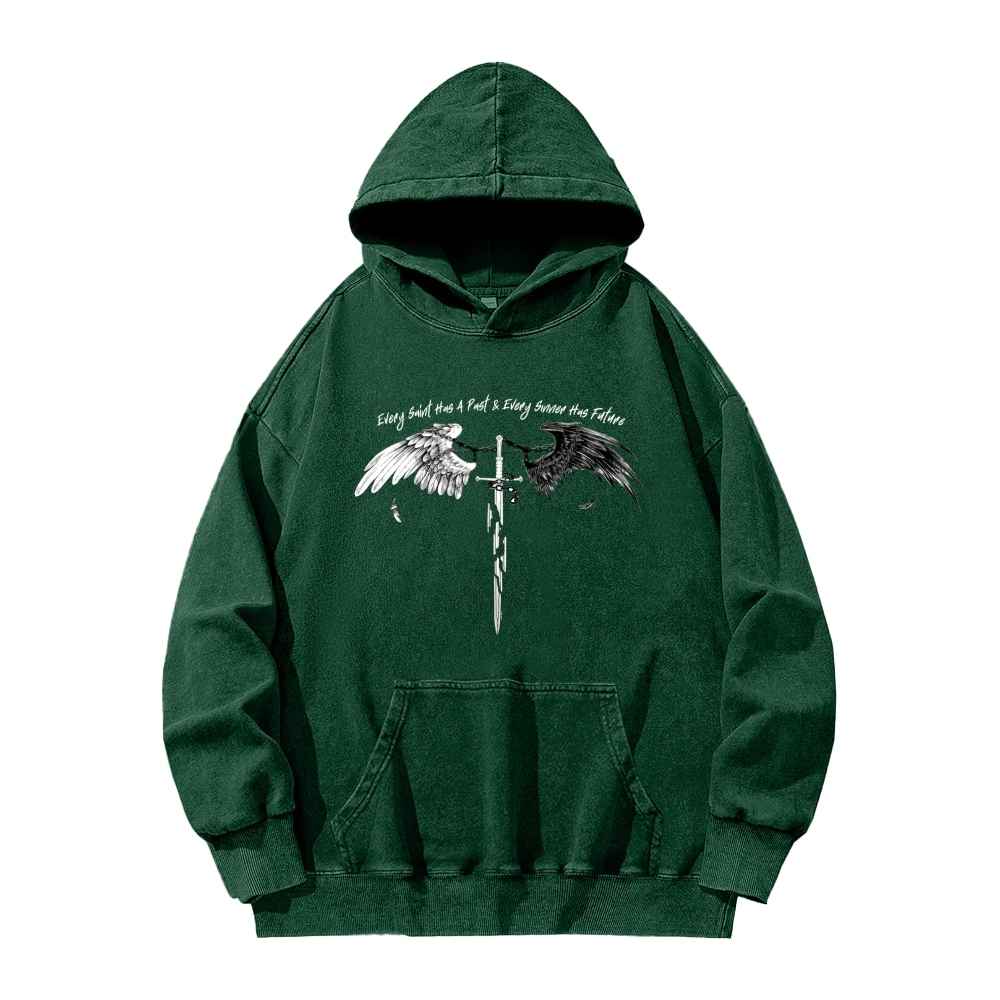 ICARUS Unisex Washed Hoodie 2601001885