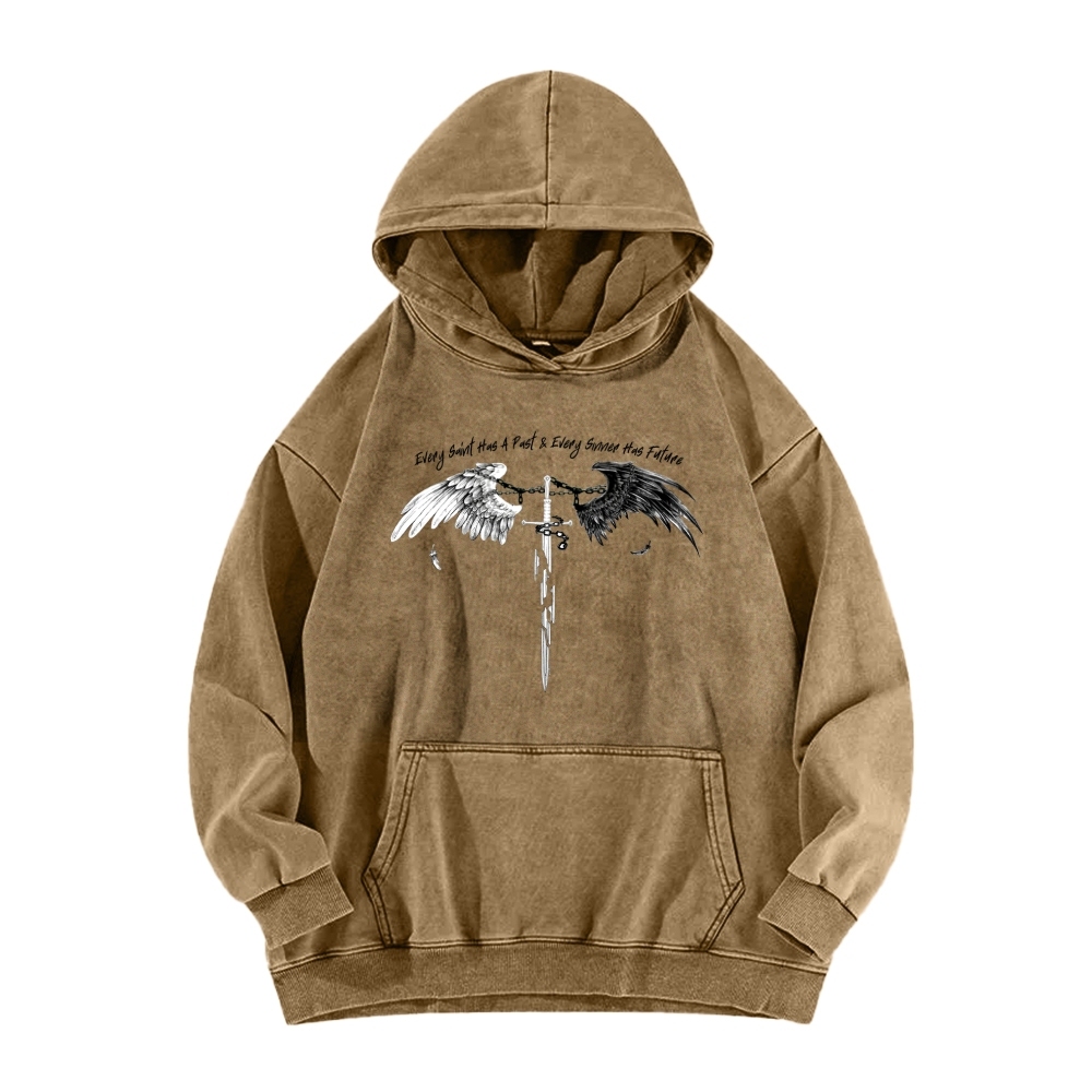ICARUS Unisex Washed Hoodie 2601001885