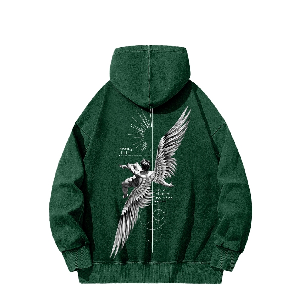 ICARUS Unisex Washed Hoodie 2601001885