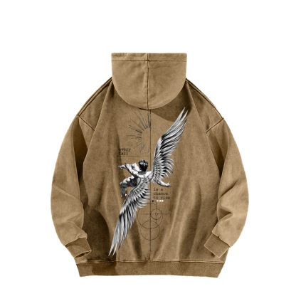 ICARUS Unisex Washed Hoodie 2601001885