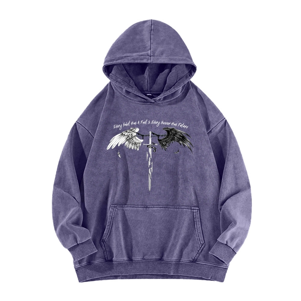 ICARUS Unisex Washed Hoodie 2601001885