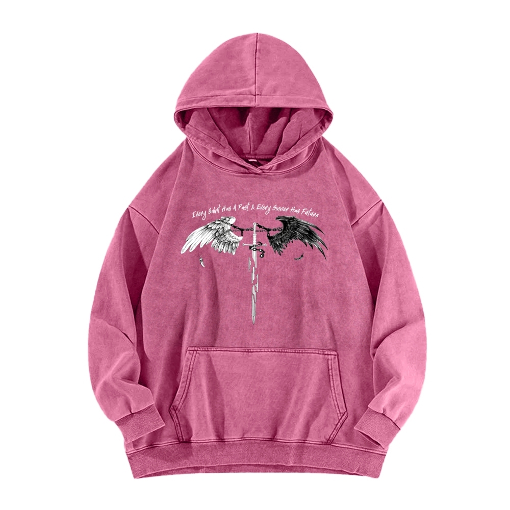 ICARUS Unisex Washed Hoodie 2601001885