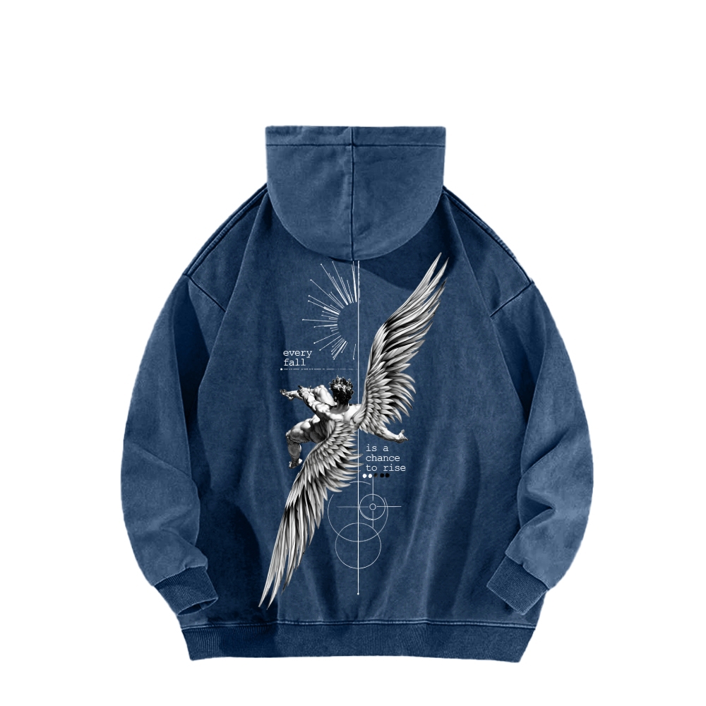 ICARUS Unisex Washed Hoodie 2601001885