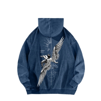 ICARUS Unisex Washed Hoodie 2601001885