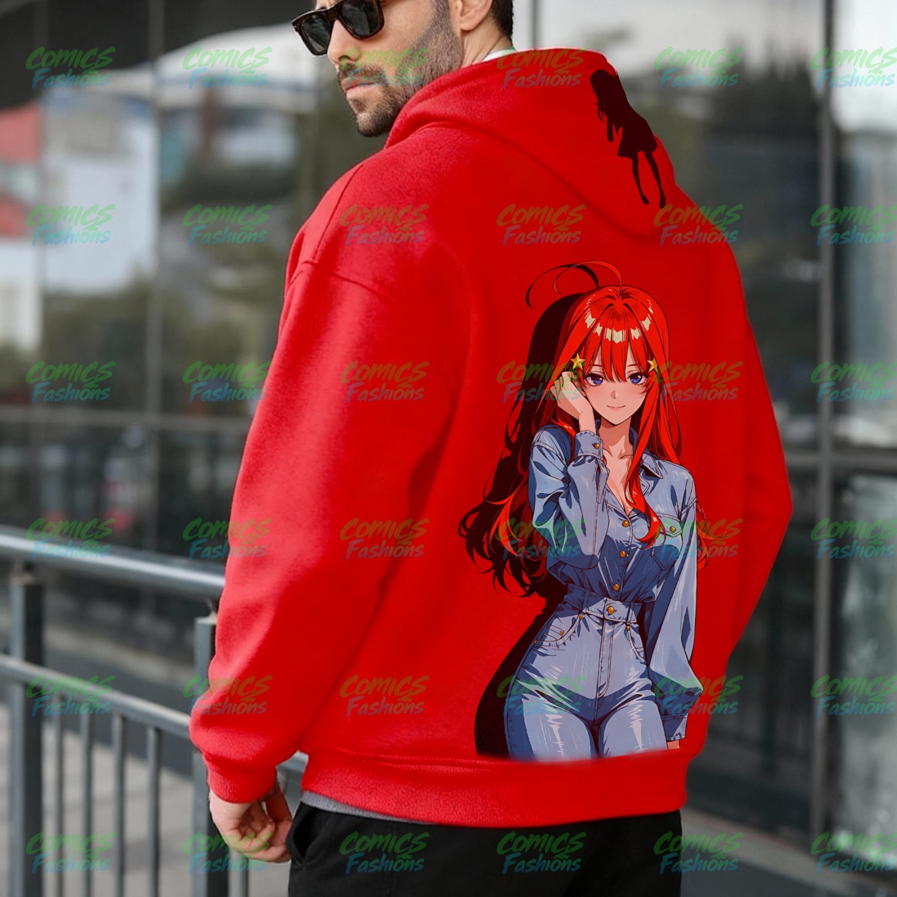 Unisex Graphic Streetwear Vintage Zipper Cardigan Plush Hoodie