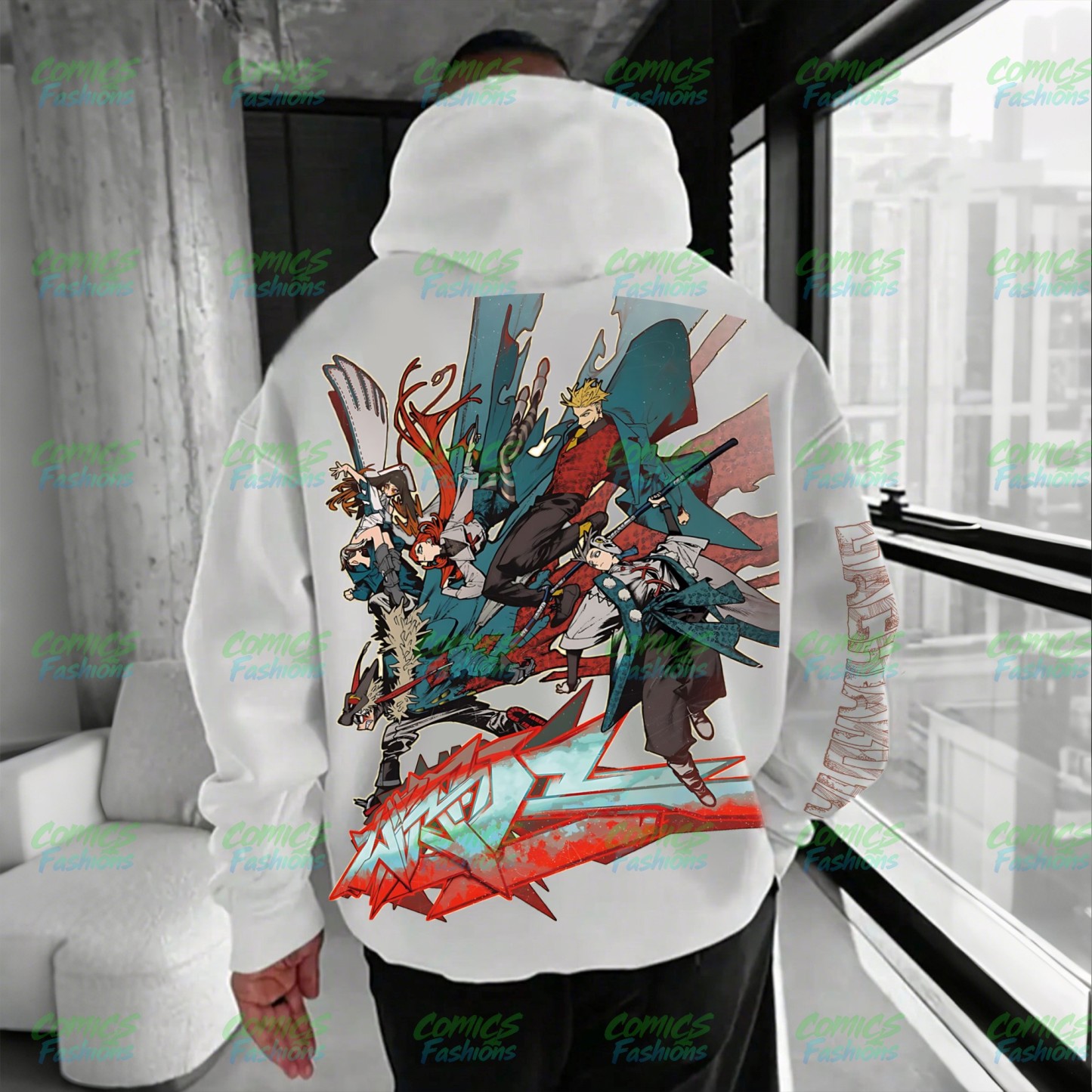 Unisex Graphic Streetwear Vintage Plush Hoodie