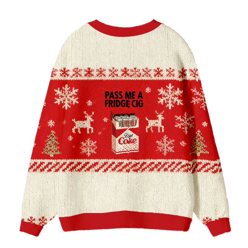 Tokyocanvas I Need A Diet Coke Ugly Cardigan Sweatshirt