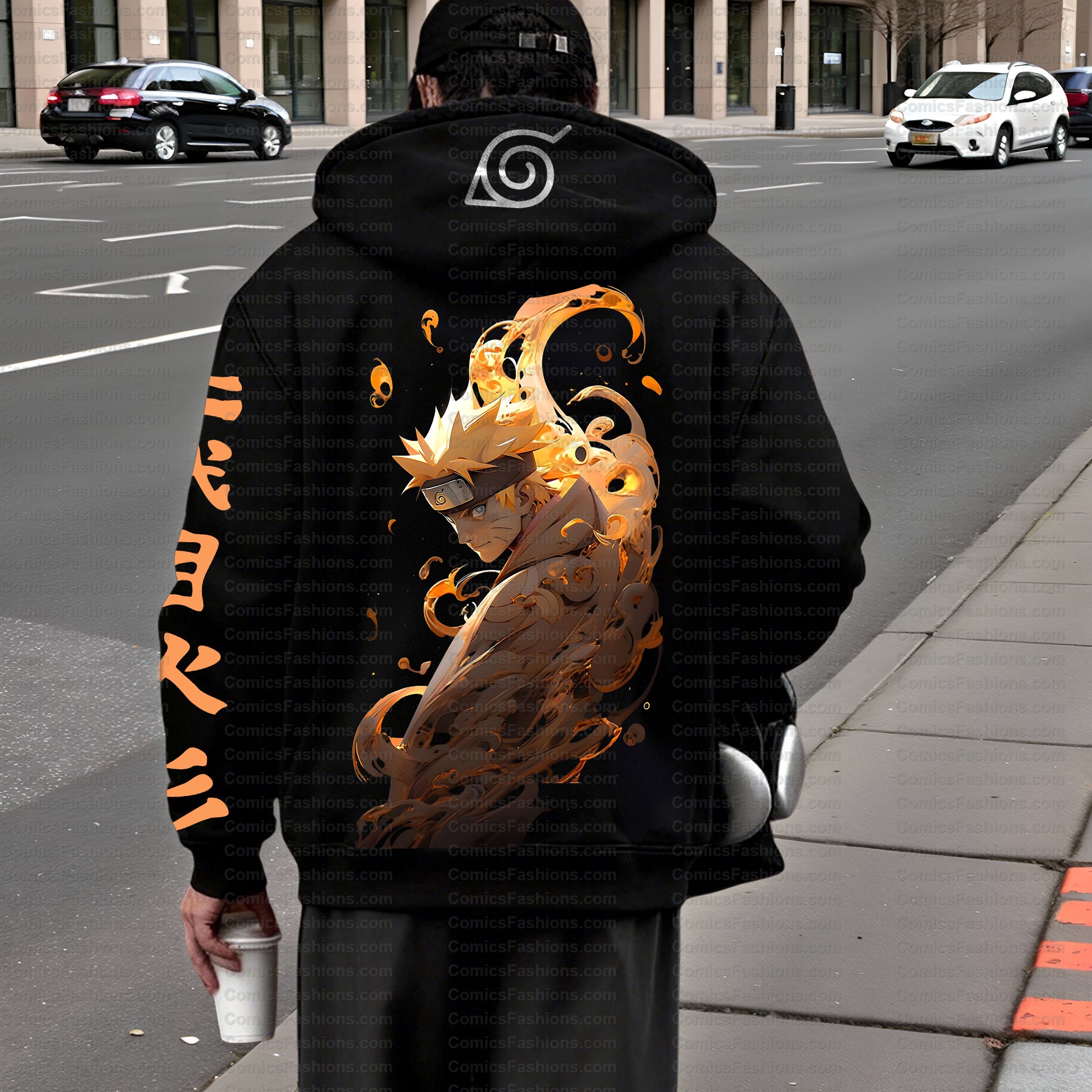 Unisex Graphic Streetwear Vintage Zipper Cardigan Plush Hoodid