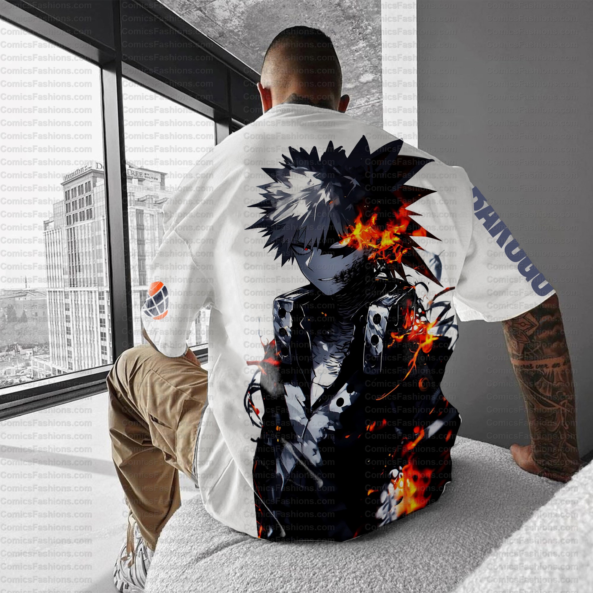 Unisex Anime Inspired Vintage T-Shirt