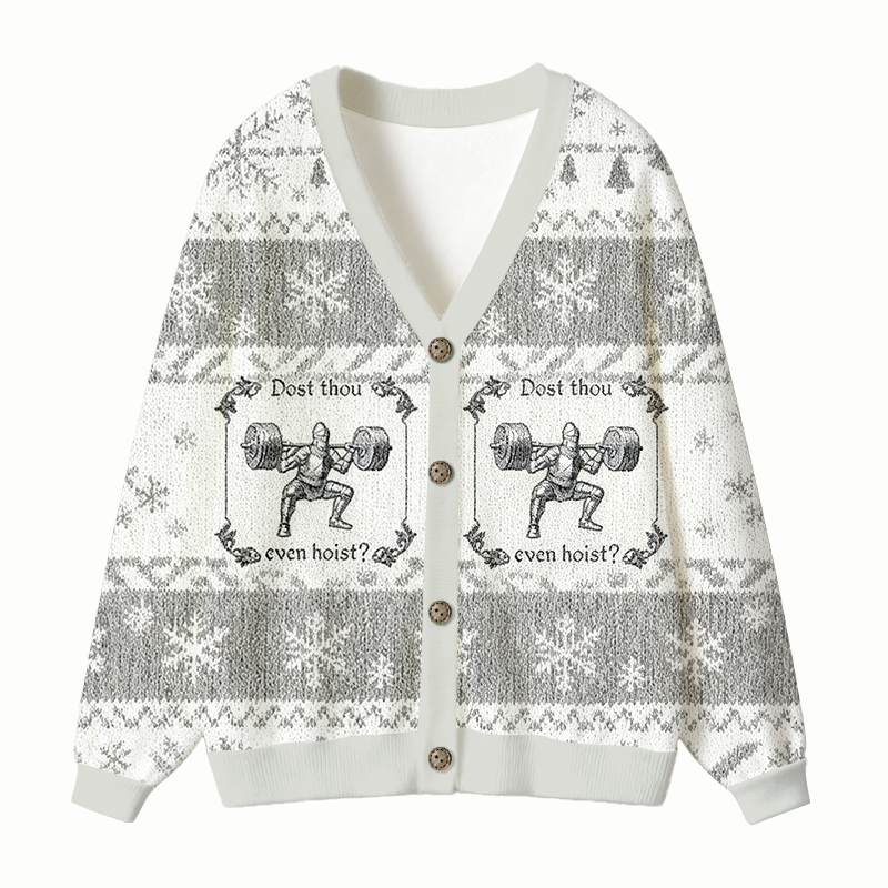 Tokyocanvas Dost Thou Even Hoist Ugly Cardigan Sweatshirt