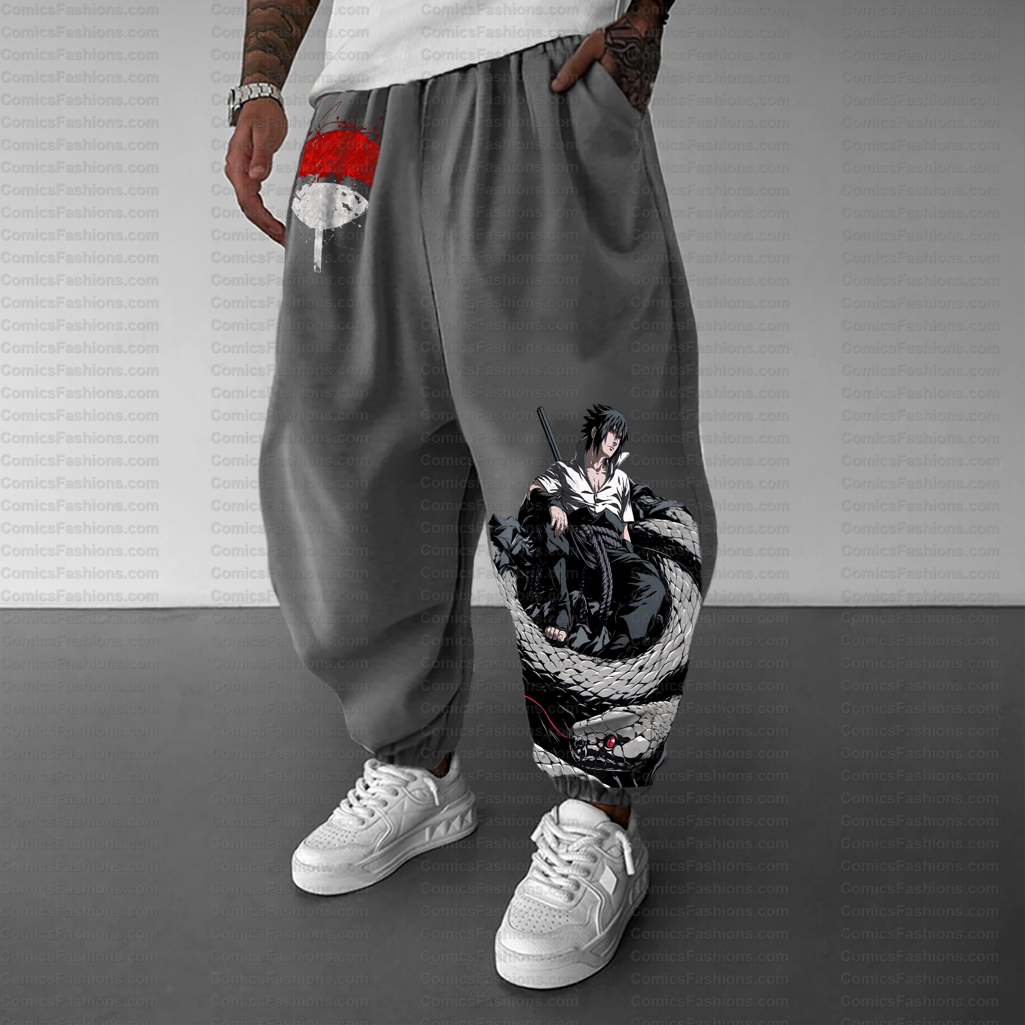 Unisex Anime Inspired Vintage Pants