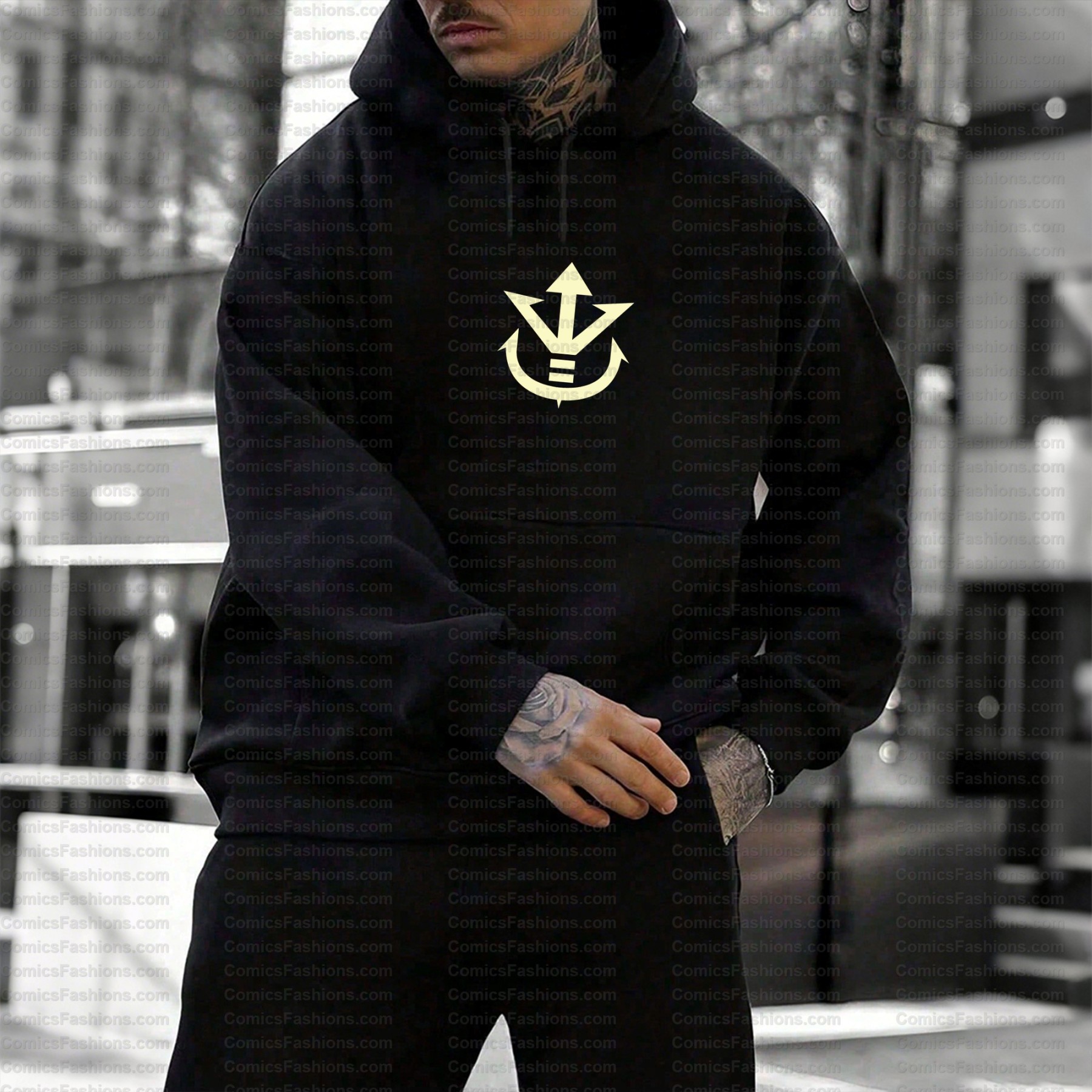 Unisex Graphic Streetwear Vintage Plush Hoodie