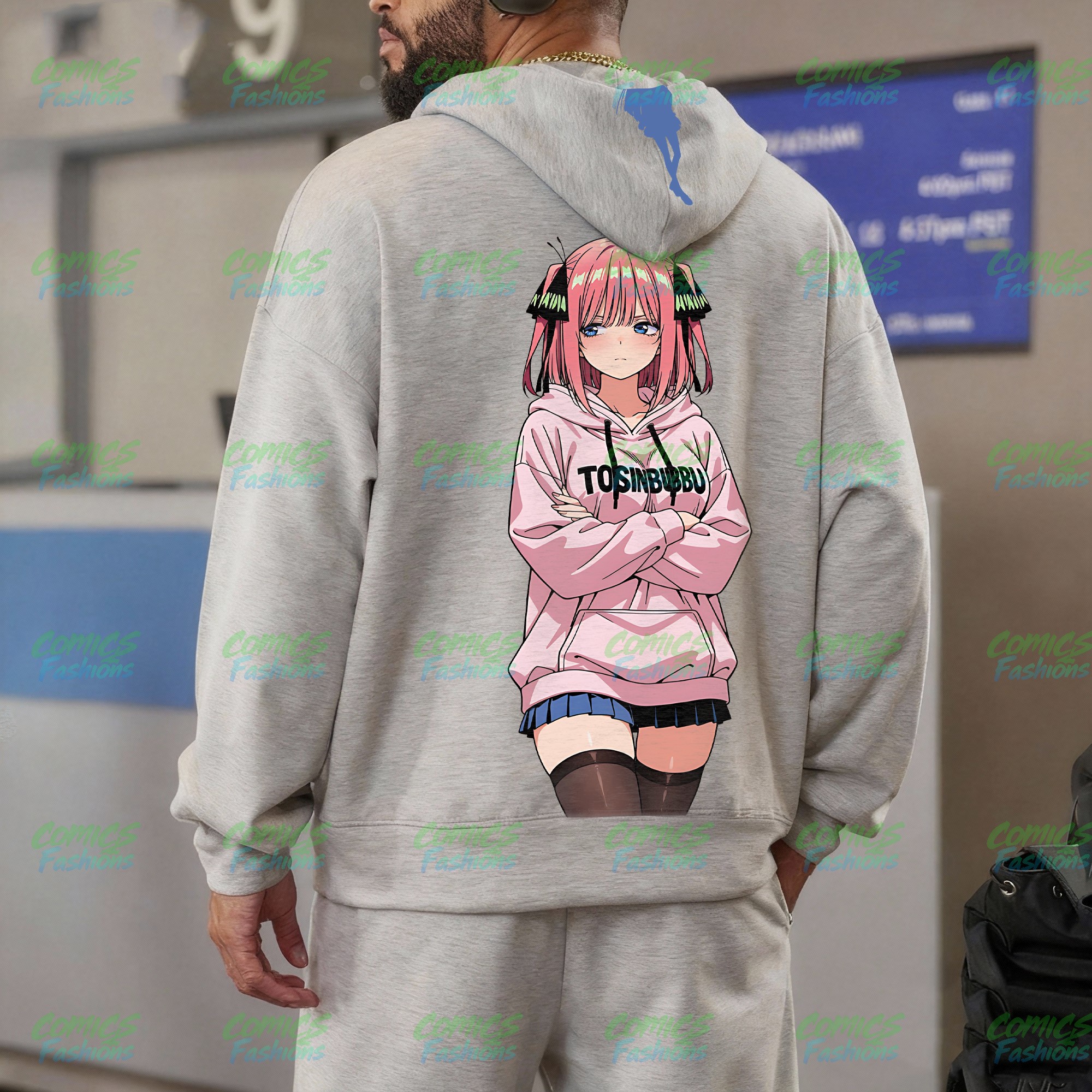 Unisex Graphic Streetwear Vintage Zipper Cardigan Plush Hoodie