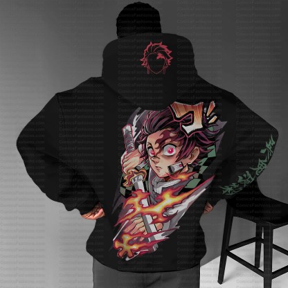 Unisex Anime Graphic Streetwear Vintage Hoodie| KNY