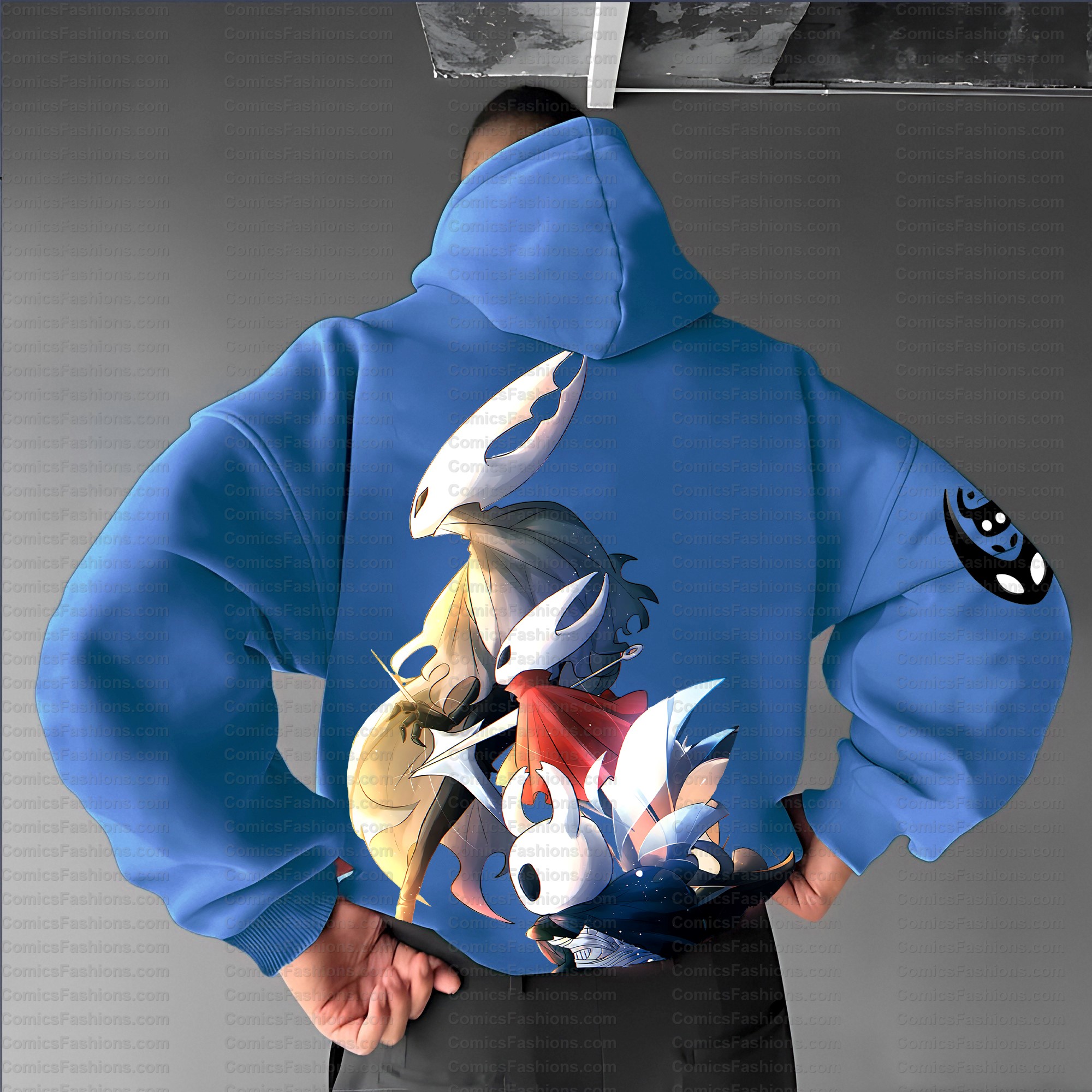 Unisex Anime Inspired Vintage Plush Hoodie