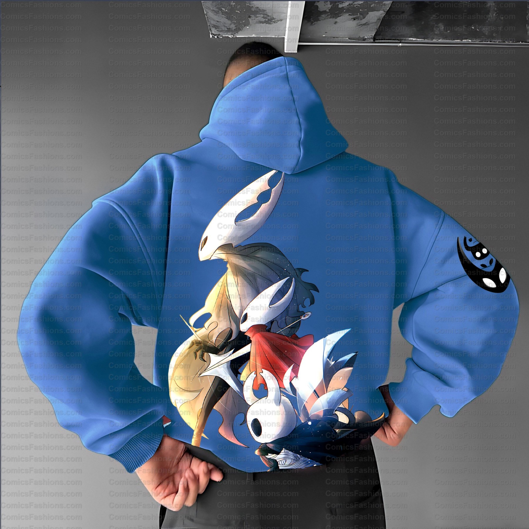 Unisex Anime Inspired Vintage Plush Hoodie