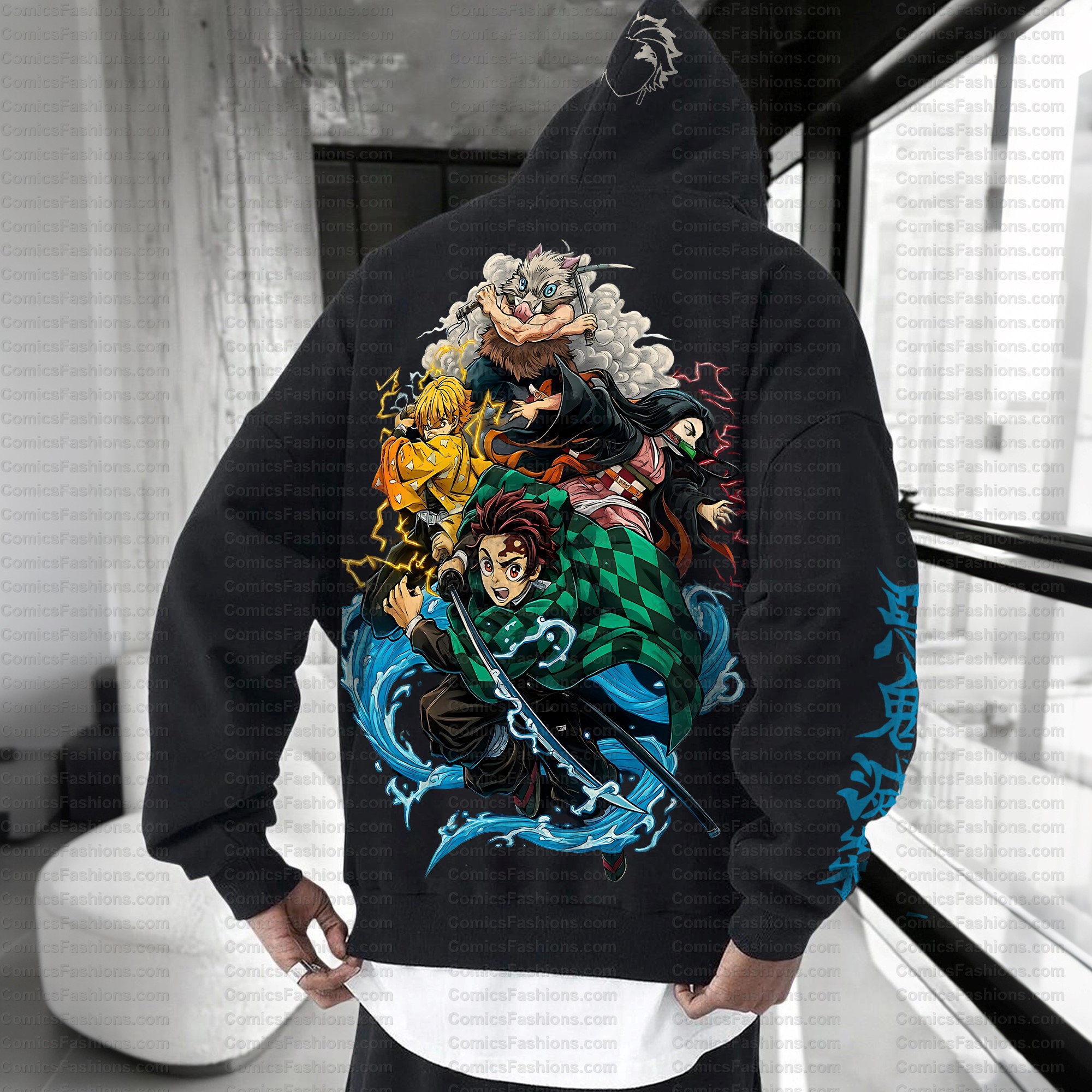 Unisex Anime Graphic Streetwear Vintage Hoodie| KNY