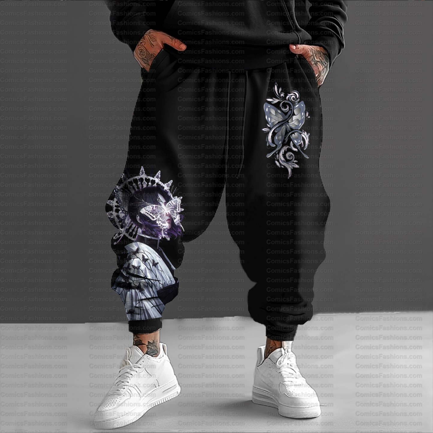 Unisex Anime Inspired Vintage Plush Pants