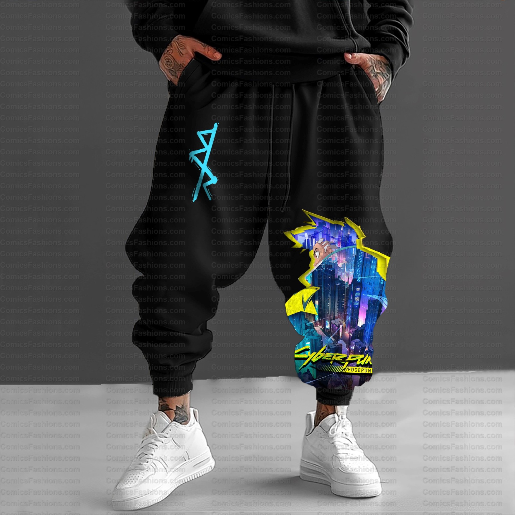 Unisex Casual Anime Streetwear Pants