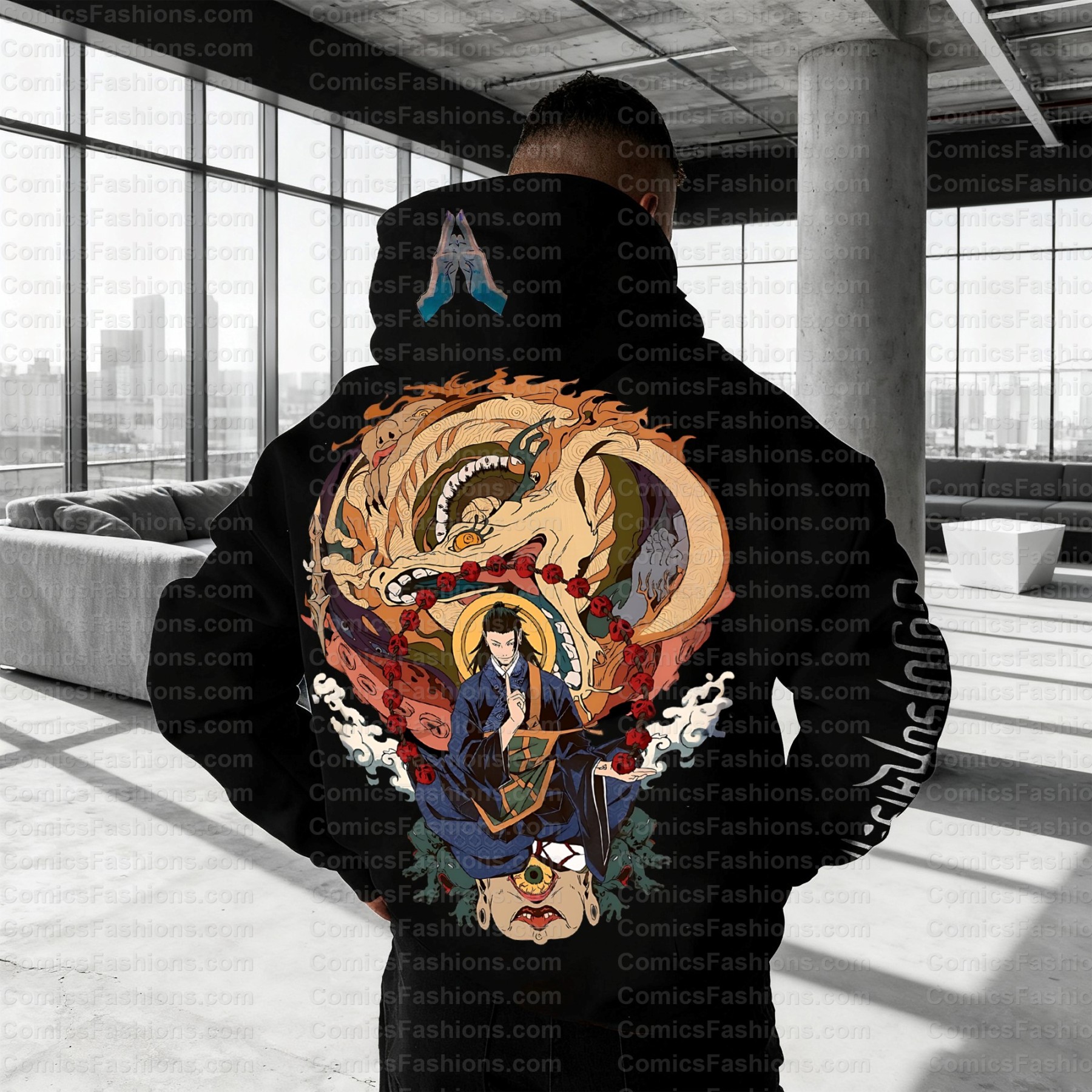 Unisex Anime Graphic Streetwear Vintage Hoodie丨Demon slayer