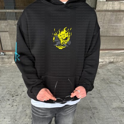 Unisex Graphic Streetwear Vintage Plush Hoodie