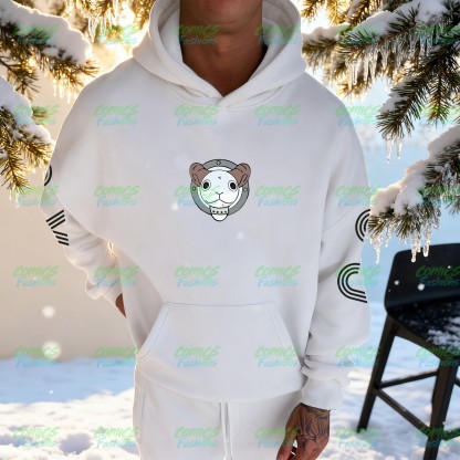 Unisex Anime Graphic Streetwear Wintage Plush Hoodie