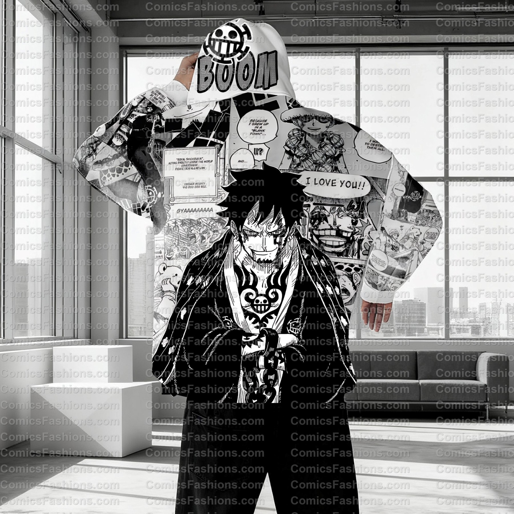 Unisex Anime Graphic Streetwear Vintage Hoodie丨Demon slayer